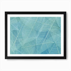 Abstract Leaf Pattern Art Print