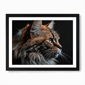 Portrait Of A Cat 1 Art Print