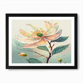 Flower Painting 12 Art Print