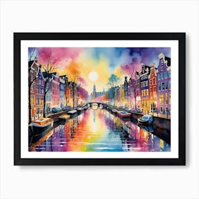 Amsterdam Canal 26 Art Print