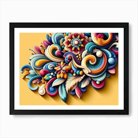 Abstract Painting 253 Art Print