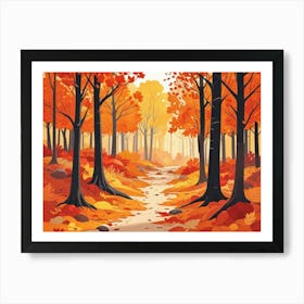 Autumn Forest 4 Art Print