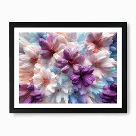 3D Lily of the Valley Art Print