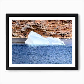 Iceberg In The Water ((Greenland Series) Art Print