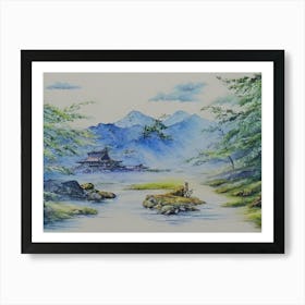 Mountain Tranquility Art Print