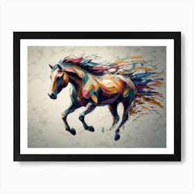 Horse Painting 1 Art Print