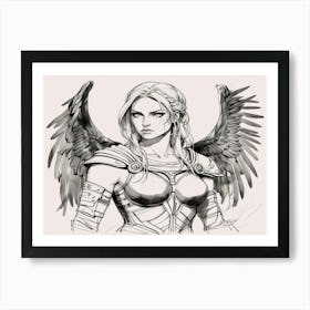 Angels And Demons Art Print