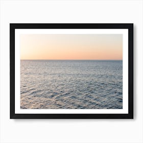 Sunset Over The Sea, Italy Art Print