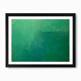 Green Landscape 1 Art Print