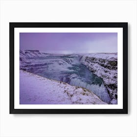 Iceland Waterfall Art Print