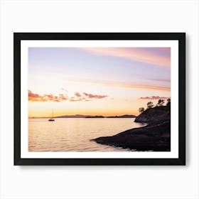 Sunset In Norway Art Print