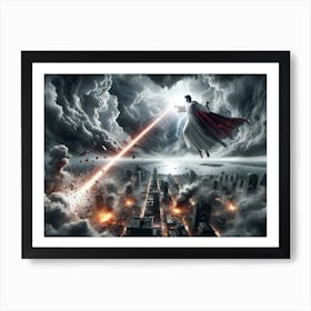 Jesus In The Sky Art Print