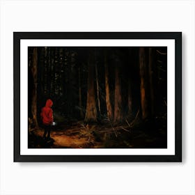 Boys In Woods 3 Fy H Art Print