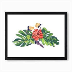 Tropical Bouquet Art Print