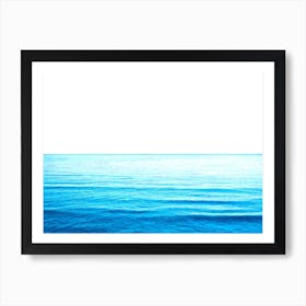 Blue Ocean Watercolor Art Print