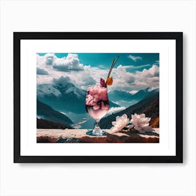 Drink In The Mountains Art Print