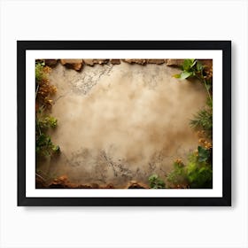 Old Stone Frame Art Print