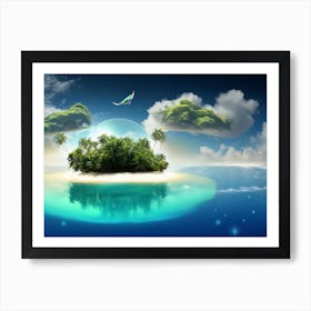 Island Stock Videos & Royalty-Free Footage Art Print