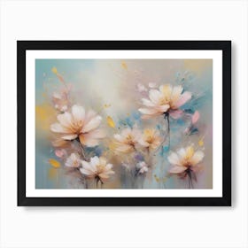 Abstract Flowers 9  Art Print