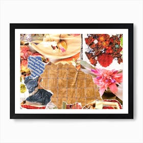 Mixed Media Collage 1 Art Print