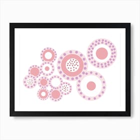 Pink Geometric Art Print