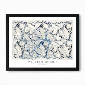 William Morris Prints Wallflower Pattern Blue Original Landscapes Landscape Botanical Vintage Art Print