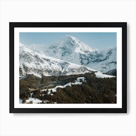 Ski Swiss Alps Art Print