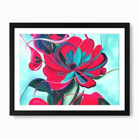 Red Flowers Poster