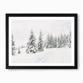 Snowy Winter Wonderland Art Print