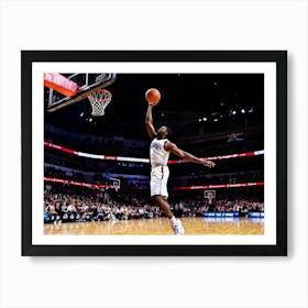 Ball Net Basketball Court Athlete Basketball Court Basket Sport Lay Goal Hoop African Ame (4) Art Print