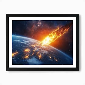 Asteroid Impact Poster