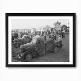 Nyssa, Oregon, Fsa (Farm Security Administration) Mobile Camp, Japanese American Farm Workers Ready To Leave Art Print