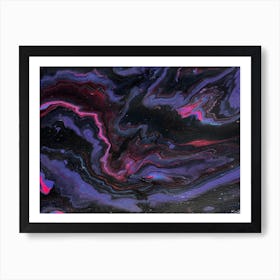 Purple Swirls 2 Art Print