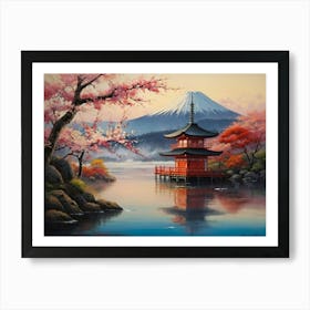 Japanese Pagoda Art Print