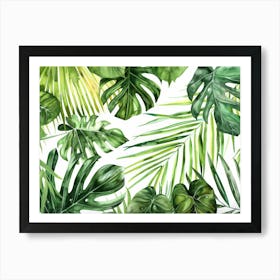 Tropical Leaves 136 Art Print