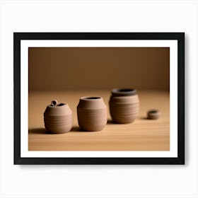 Clay Pots Art Print