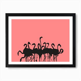 Flamboyance Pink Art Print