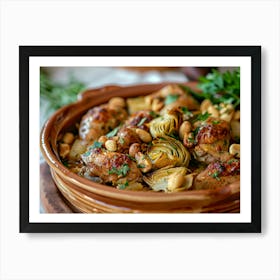 Chicken And Artichoke Stew 4 Art Print