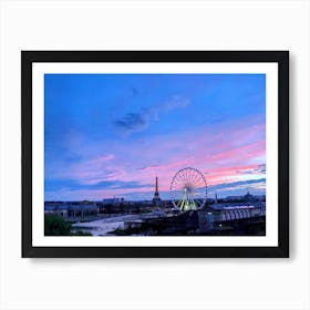 Sunset In Paris from the Westin Paris Vendome (Paris Series) Art Print