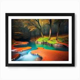 River In The Forest 1 Art Print