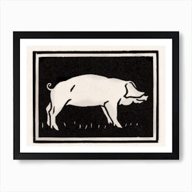 Pig, Julie De Graag Art Print