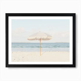Coastal Umbrella Art Print