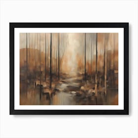 Abstract Forest 1 Art Print
