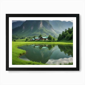 House In The Mountains 2 Art Print