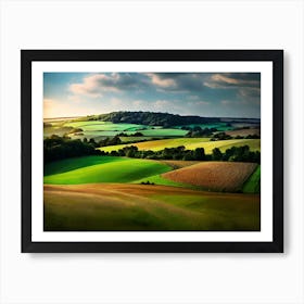 Sunset In The Countryside 20 Art Print
