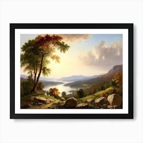 View Of The Lake 1 Art Print