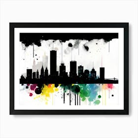 New York City Skyline 84 Art Print