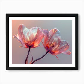 Tulips artwork 012 Art Print