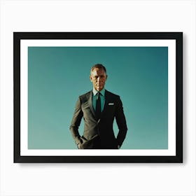 Man In Suit 5 Art Print