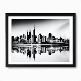 Dubai Skyline 6 Art Print